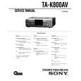 SONY TA-K800AV Service Manual