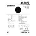 SONY XS6026 Service Manual