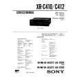 SONY XR-C410 Owners Manual