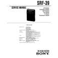 SONY SRF39 Service Manual