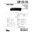 SONY CDP313 Service Manual
