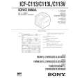 SONY ICFC113V Service Manual