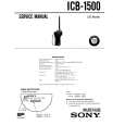 SONY ICB-1500 Service Manual