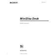 SONY MDS-M100 Owners Manual