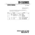 SONY XR-5509RDS Service Manual