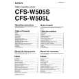 SONY CFS-W505L Owners Manual