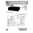 SONY TC-K222ESG Service Manual