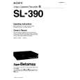 SONY SL390 Owners Manual