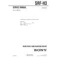 SONY SRFH3 Service Manual