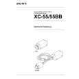 SONY XC-55 Service Manual