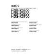 SONY HDS-X3600 Service Manual