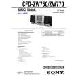 SONY CFDZW770 Service Manual