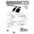 SONY RMD10 Service Manual