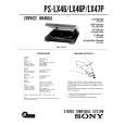 SONY PSLX46/P Service Manual