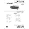 SONY CDX4260R Service Manual