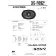 SONY XS-F6921 Service Manual