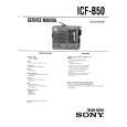 SONY ICFB50 Service Manual