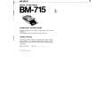 SONY BM-715 Owners Manual