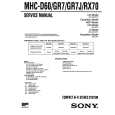 SONY MHC-D60 Service Manual