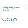 SONY PCG-R600HFK VAIO Software Manual