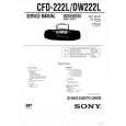 SONY CFDDW222L Service Manual