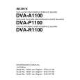 SONY DVA-A1100 Service Manual