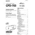 SONY CFD-703 Owners Manual