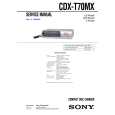 SONY CDXT70MX Service Manual
