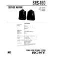 SONY SRS-160 Service Manual
