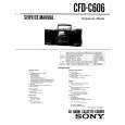 SONY CFD-C606 Service Manual