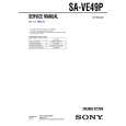 SONY SAVE49P Service Manual