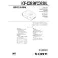 SONY ICFCD820 Service Manual