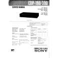 SONY CDP390 Service Manual