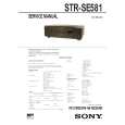 SONY STRSE581 Service Manual
