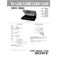 SONY PSLX40/P Service Manual
