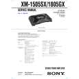 SONY XM-1505SX Owners Manual