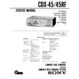 SONY CDX-45 Service Manual