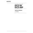 SONY DCZ-50P Service Manual