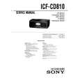 SONY ICF-CD810 Service Manual