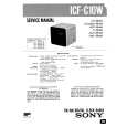 SONY ICFC10W Service Manual