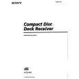 SONY HCD441 Owners Manual