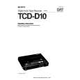 SONY TCD-D10 Owners Manual