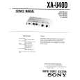 SONY XAU40D Service Manual