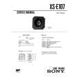 SONY XSE107 Service Manual