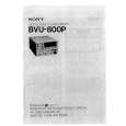 SONY BVU800P Service Manual