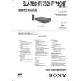 SONY SLV792HF Owners Manual