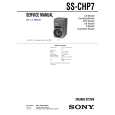 SONY SSCHP7 Service Manual