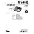 SONY TPM-8050 Service Manual