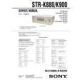SONY STR-K900 Service Manual