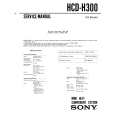 SONY HCD-H300 Service Manual